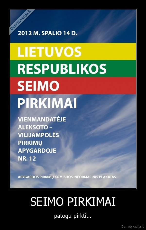 SEIMO PIRKIMAI
