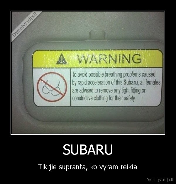 subaru,moterys,ko, reikia, vyram