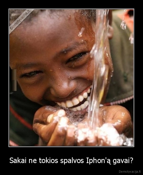 skurdas,afrika,iphonas,vanduo