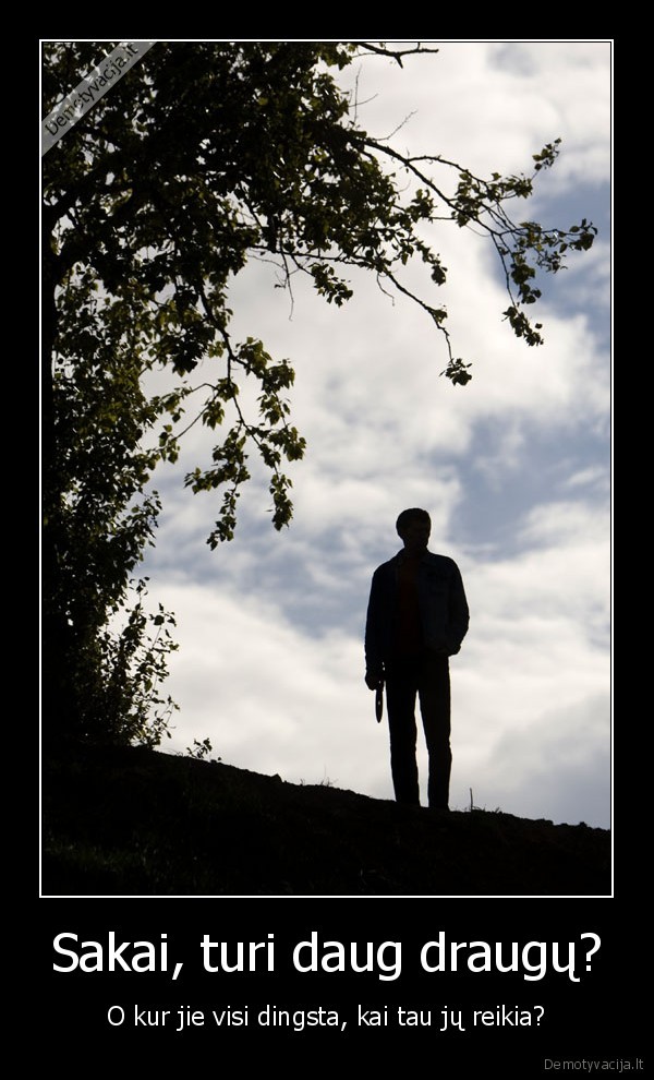 draugai,vienatve,netikri, draugai