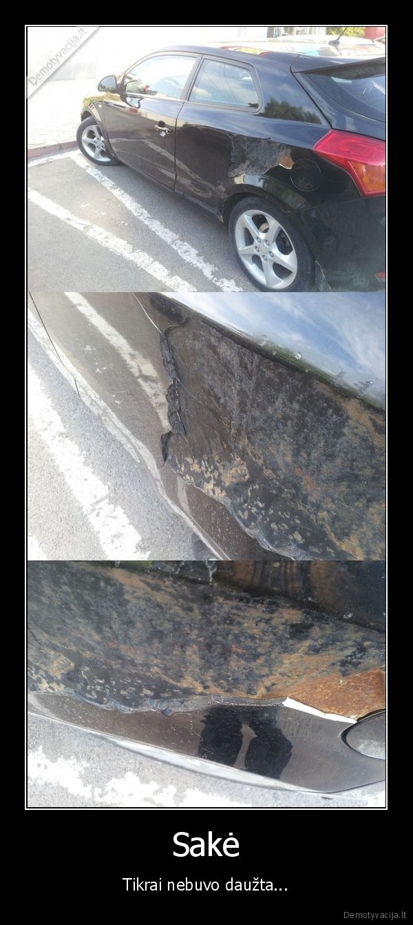 spaklius,dauzta, masina