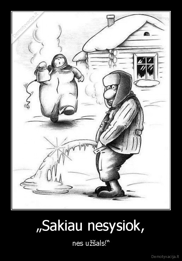 komiksas,sysiojimas,ziema