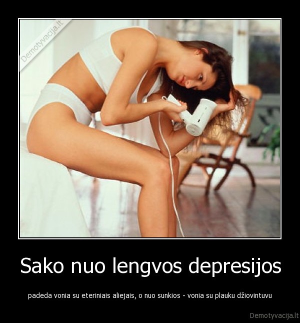depresija,plaukai,dziovintuvas