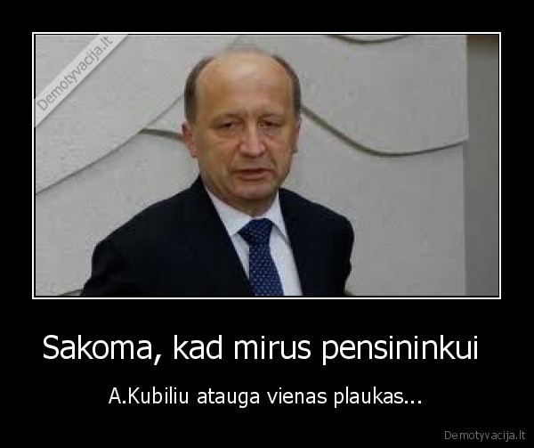Sakoma, kad mirus pensininkui 