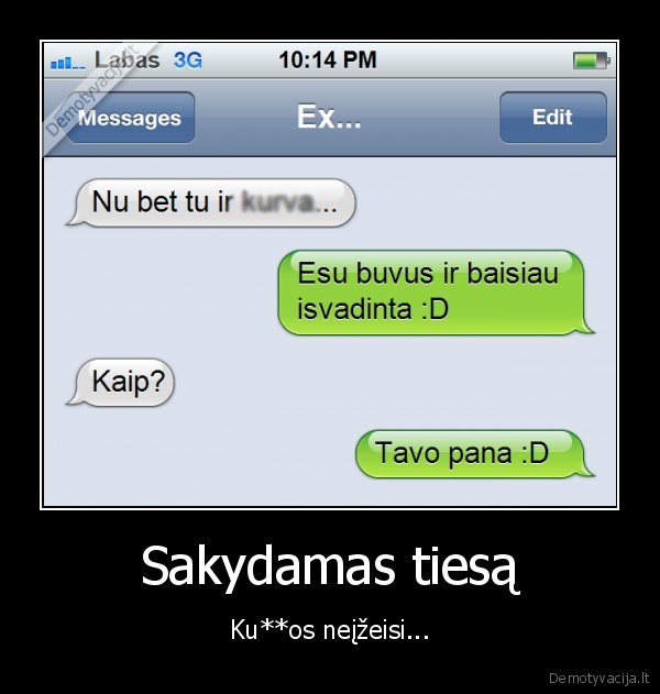 sms, su, buvusia, pana,susirasinejimas, su, ex