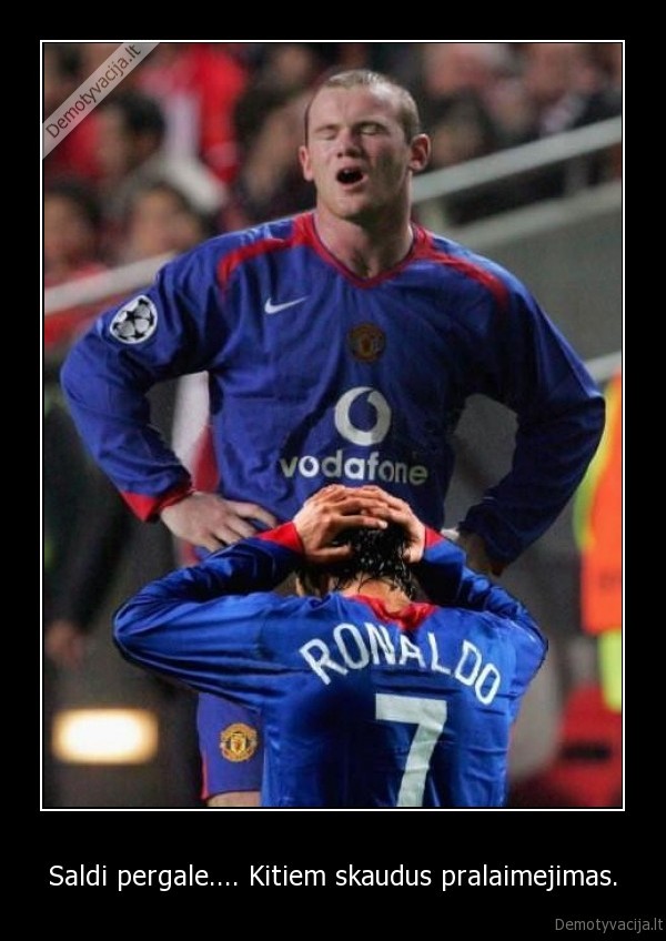 Saldi pergale.... Kitiem skaudus pralaimejimas.