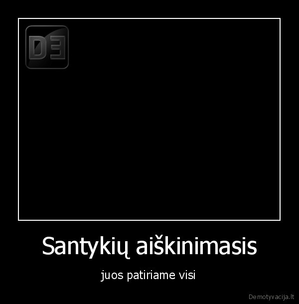 Santykių aiškinimasis