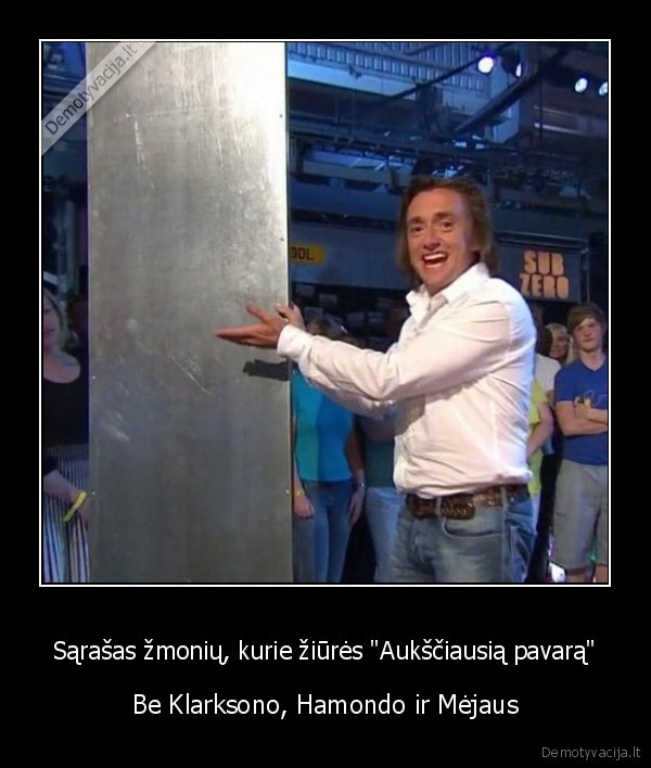 auksciausia, pavara,clarksono, atleidimas