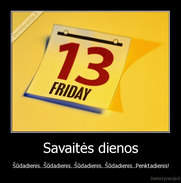 penktadienis,savaite