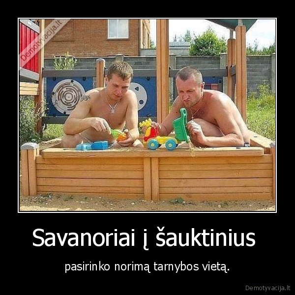 Savanoriai į šauktinius 