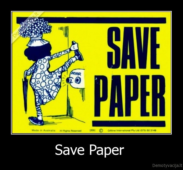 Save Paper 