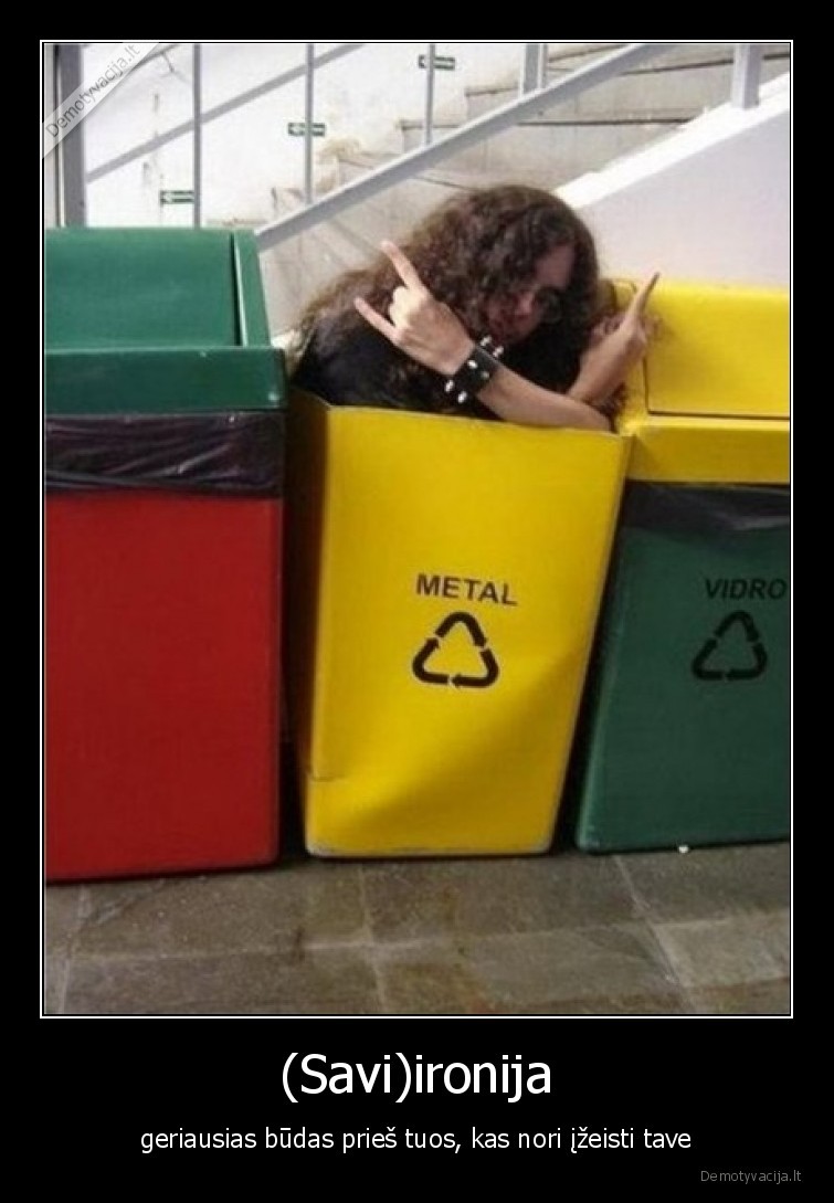 saviironija,ironija,gynyba