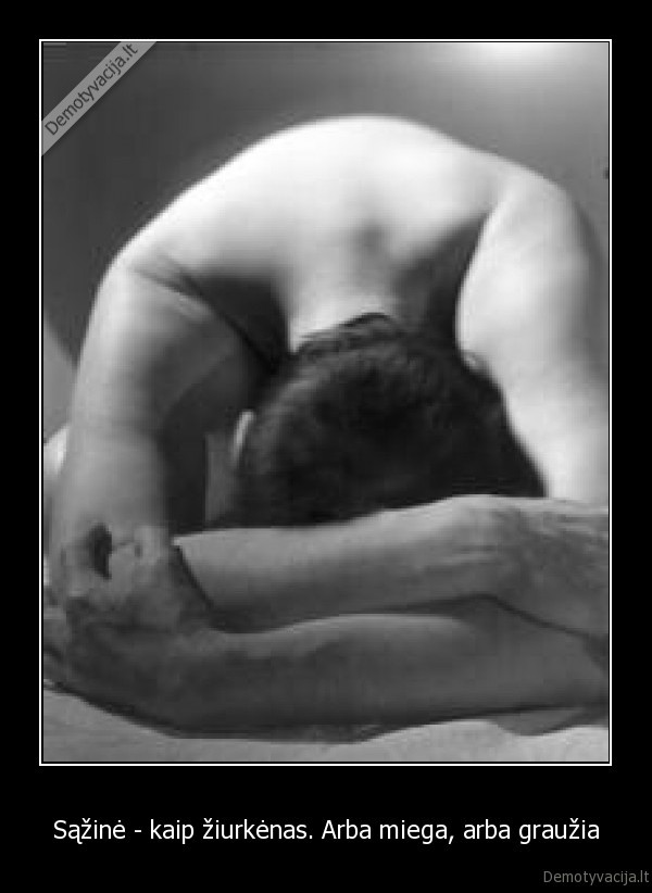 Sąžinė - kaip žiurkėnas. Arba miega, arba graužia