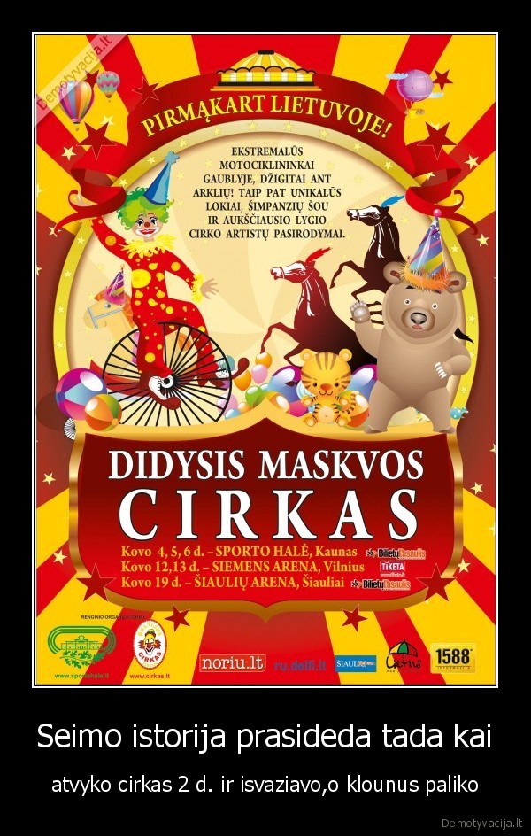 seimas,cirkas