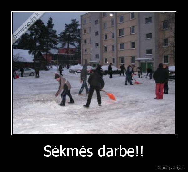 Sėkmės darbe!!