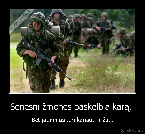 karo, paskelbimas,karas,jauniams, zusta