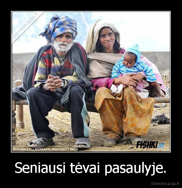 Seniausi tėvai pasaulyje.