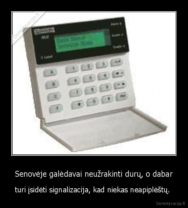 Senovėje galėdavai neužrakinti durų, o dabar