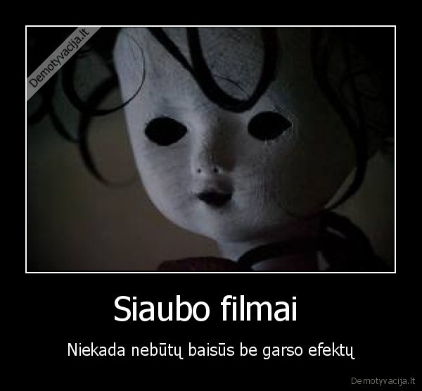 Siaubo filmai 