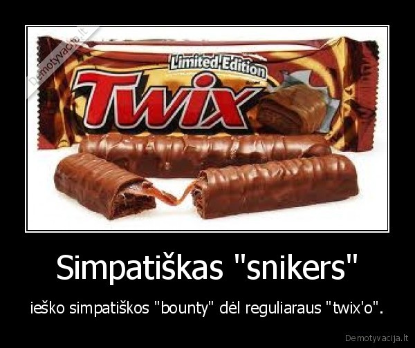 Simpatiškas &quot;snikers&quot;