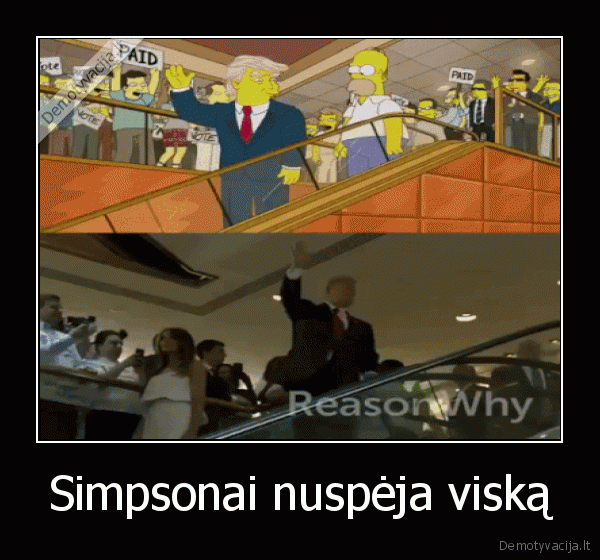 simpsonai,dondalas, trumpas,jav,rinkimai,prezidentas