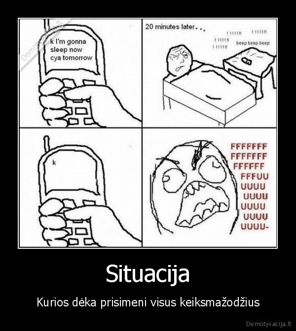 meme, rage, fuuuu, keiksmazodziai, situacija, telefonas, miegas