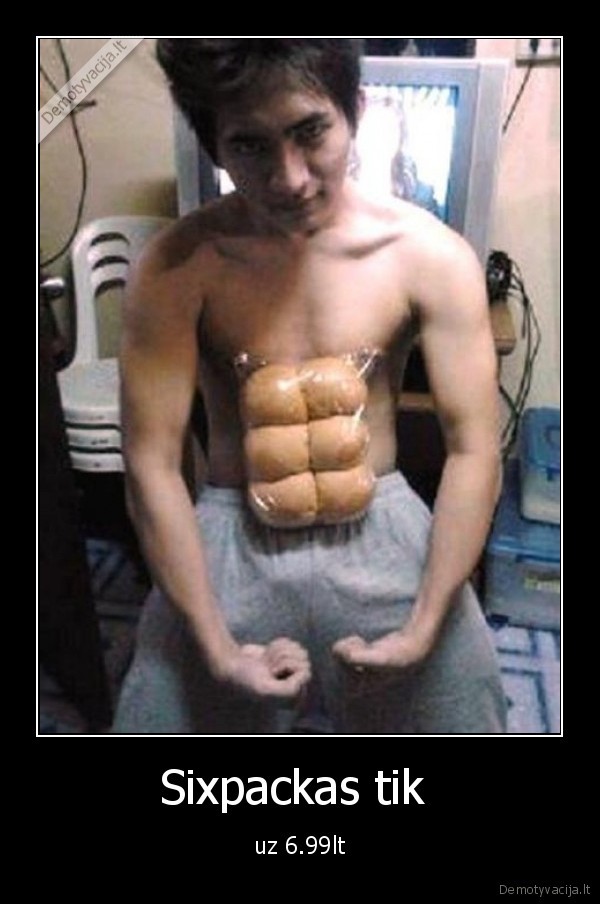 Sixpackas tik 