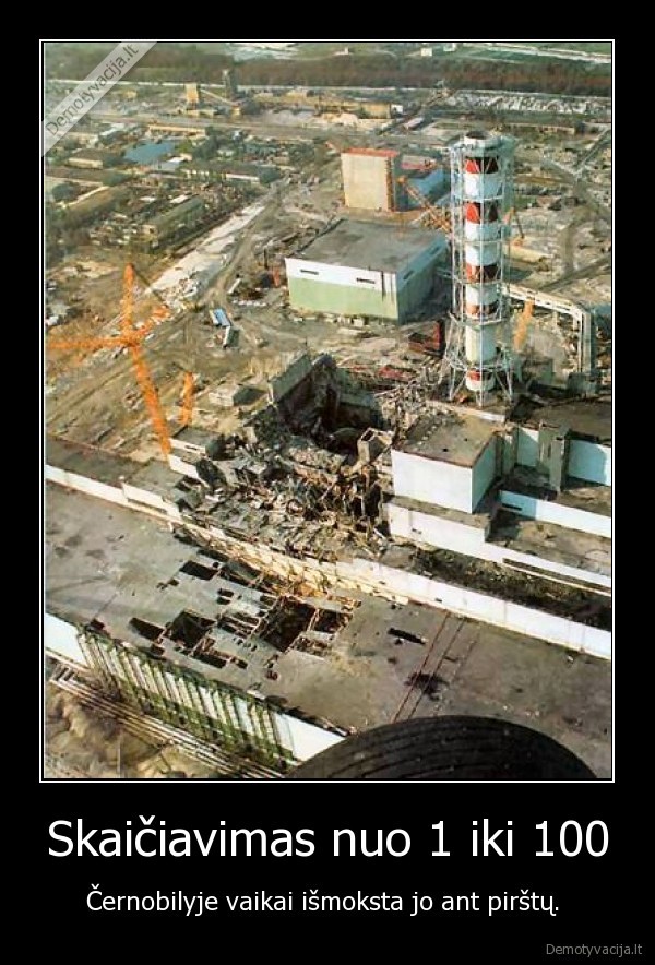 Skaičiavimas nuo 1 iki 100