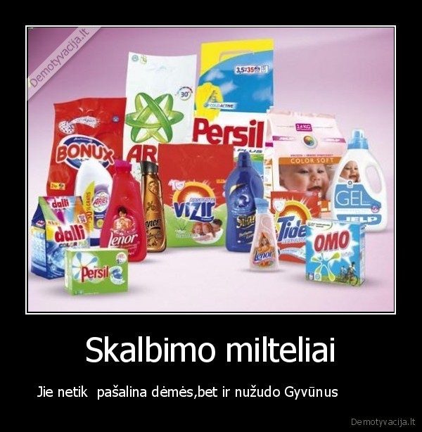 Skalbimo milteliai