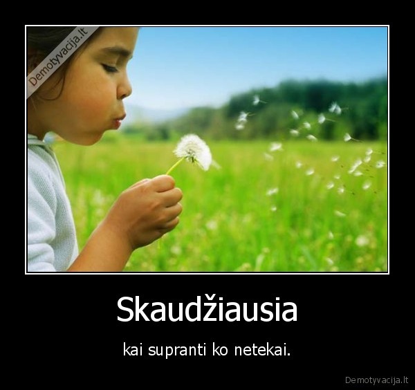 skaudziausia, kai, supranti, pametei, kazka