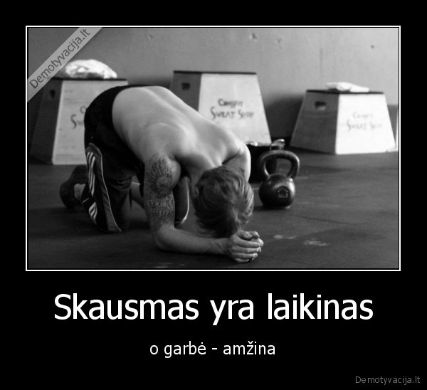sportas,skausmas,garbe