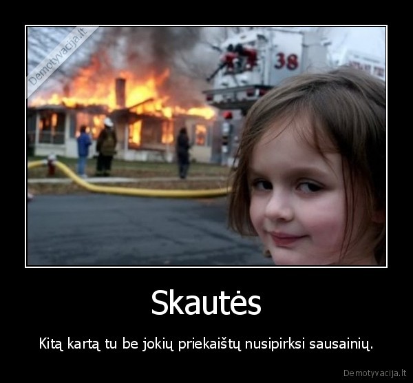 skautes,mergaite,sausainiai,dega