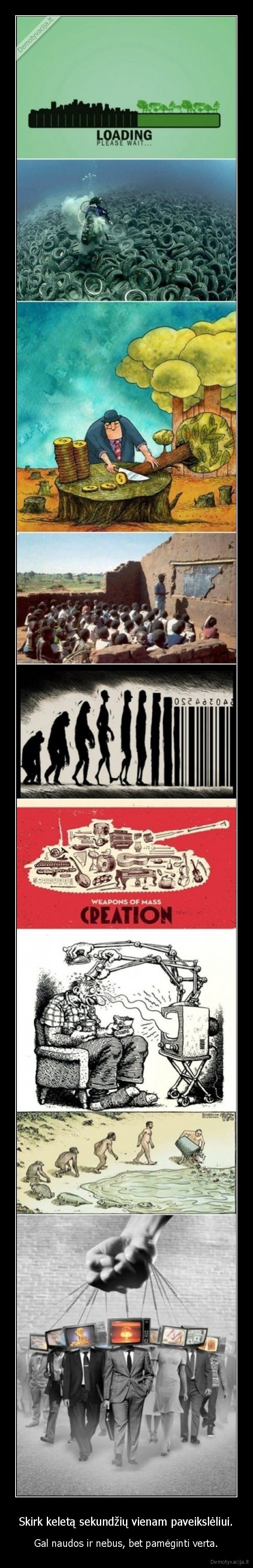 Skirk keletą sekundžių vienam paveikslėliui.