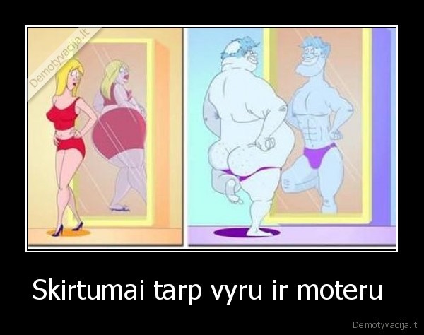 Skirtumai tarp vyru ir moteru 