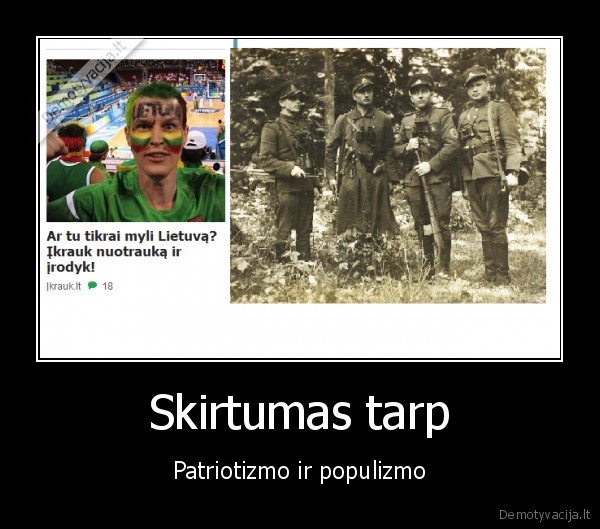 ne, zodziais, o, darbais,mes, tevyne, mylim