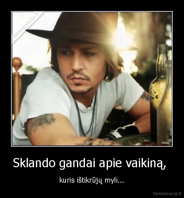 Sklando gandai apie vaikiną, 