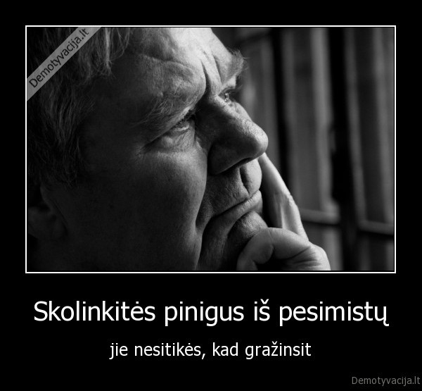 pesimizmas,pesimistas