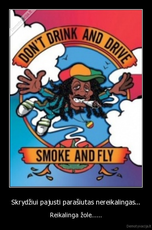 Skrydžiui pajusti parašiutas nereikalingas...