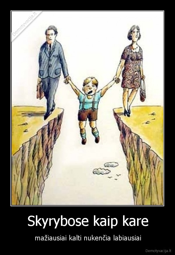 seima,skyrybos,vaikai