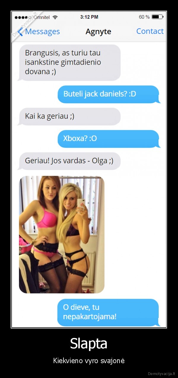 seksas, tryse,tobula, dovana, vyrui