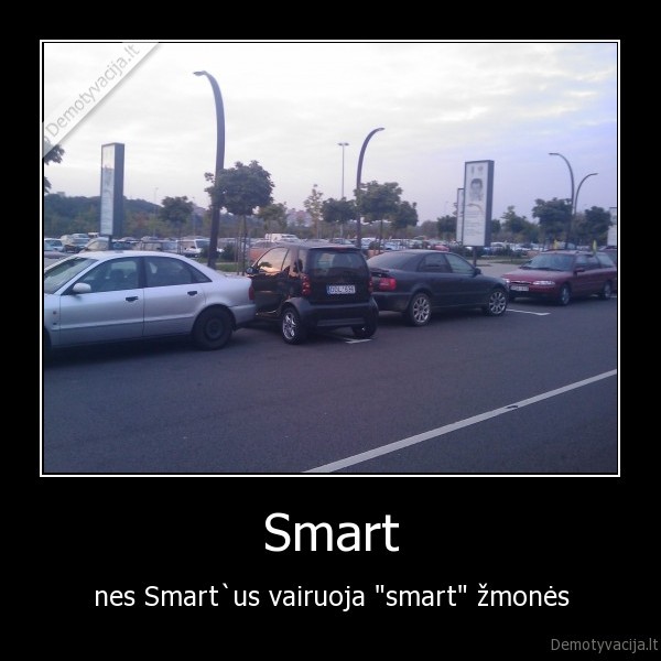 automobiliai,smart,parkavimas