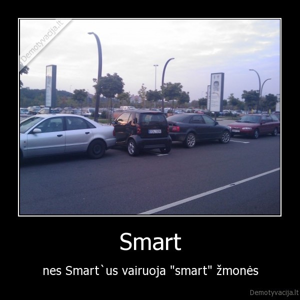 automobiliai,smart,parkavimas