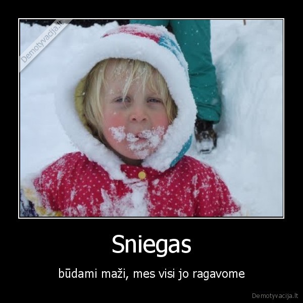 valgykit, sniega, vaikuciai