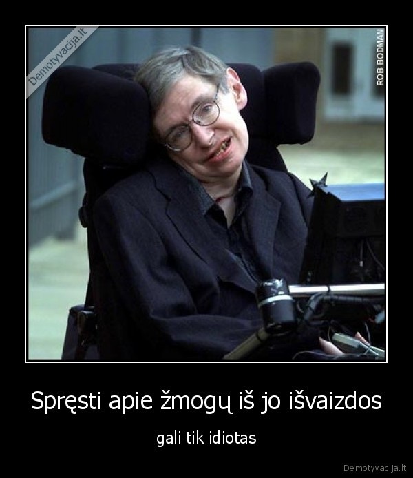 Spręsti apie žmogų iš jo išvaizdos