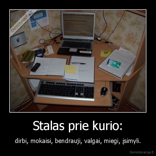 Stalas prie kurio: