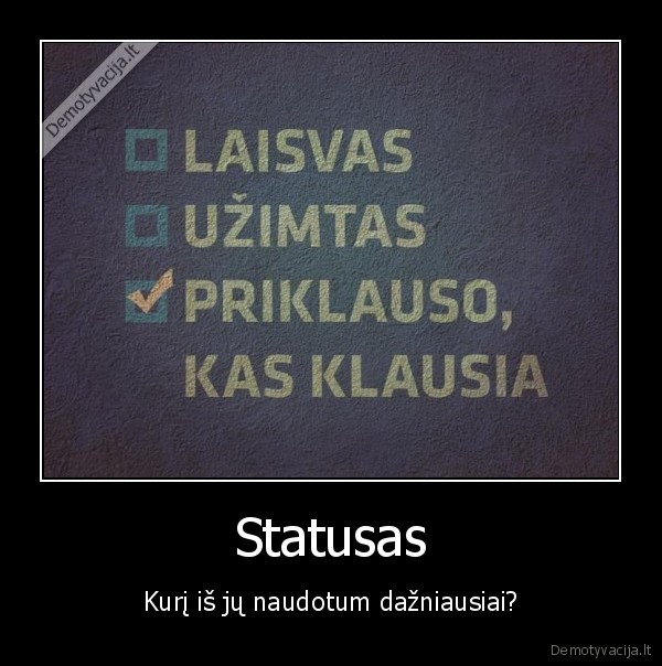 Statusas