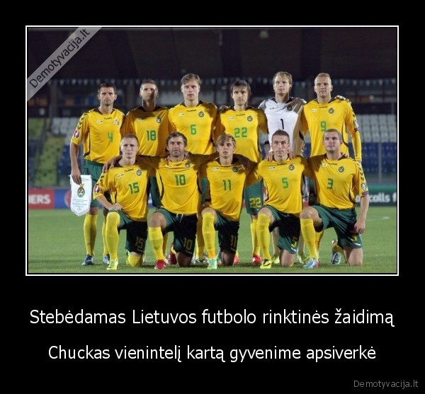 chuck,norris,lietuvos,futbolo,rinktine