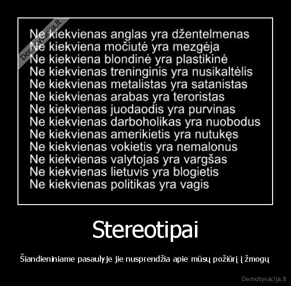 Stereotipai