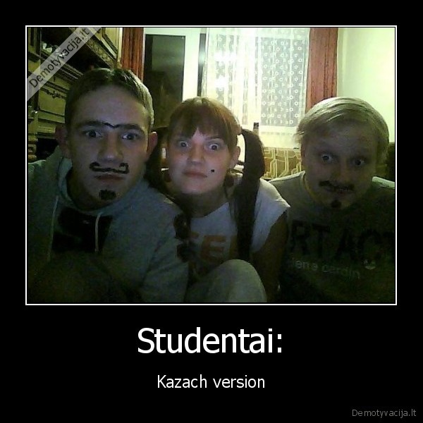 Studentai: