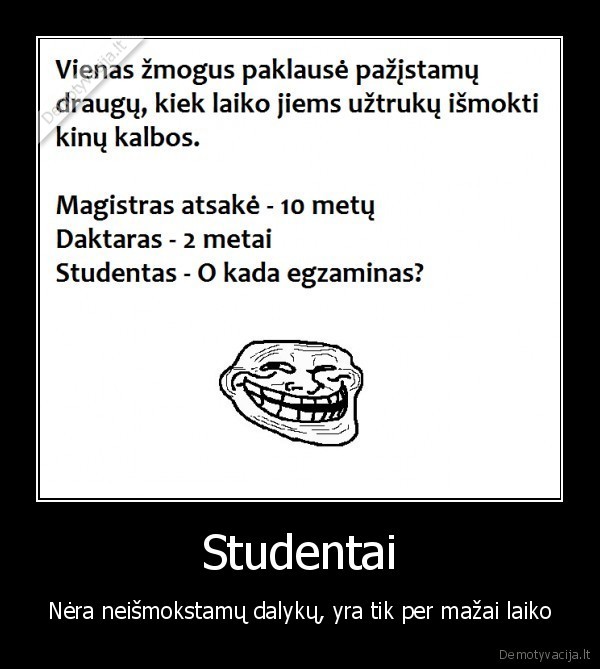 Studentai